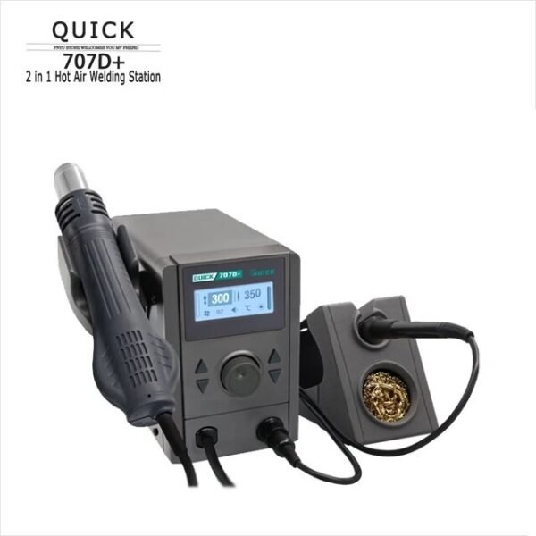 QUICK 707D+ 2 in 1 Soldering station and SMD rework station