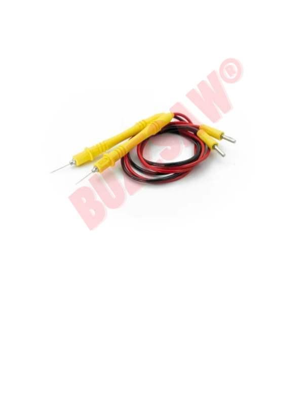 HOKI ML-74 Long Pin Multimeter Lead Testing Probes (0.8mm Dia Metal Tip)