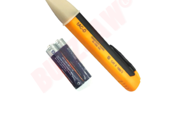 BUZZSAW 1AC-D Voltage Tester Pen AC 90~1000V Power Detector With 2 AAA Battery