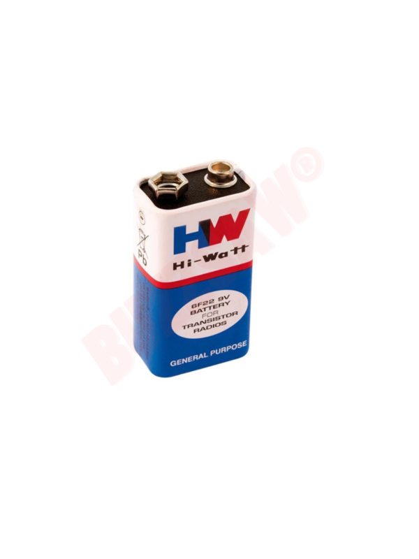 BUZZSAW HW Hi-Watt 9v Battery