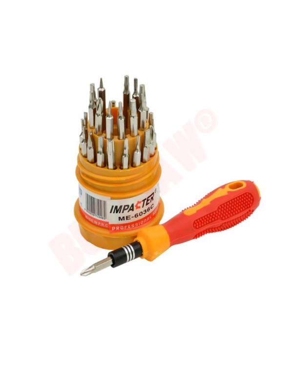 BUZZSAW Magnetic 31 in 1 Repairing Screw Driver Tool Set Kit
