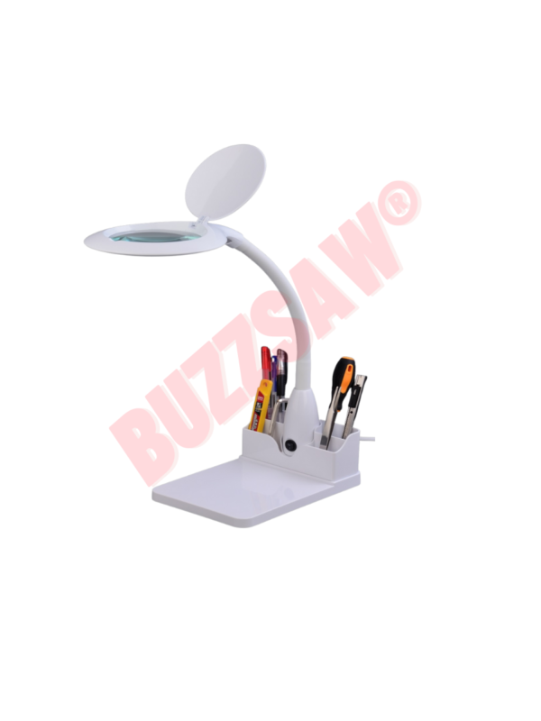 Desktop magnifying Lamp with LED 8W+4″ 4x Lens KDM9101AP